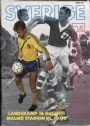 Fotboll Programblad - Football programmes Sverige-Frankrike 1989